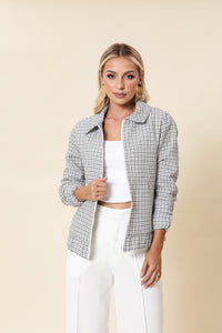 JAQUETA BOMBER TWEED