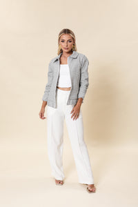 JAQUETA BOMBER TWEED